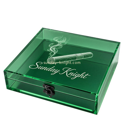 Custom acrylic cigar storage box with lid DBK-1538