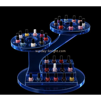 Custom acrylic multi compartment essential oil display rack MDK-596