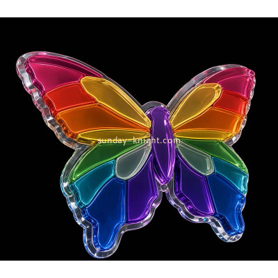 Custom acrylic rainbow butterfly puzzle block CAK-446