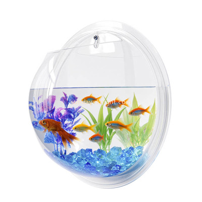 Custom acrylic wall small fish tank FTK-148