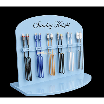 Custom acrylic trade show USB cable display stand CPK-251