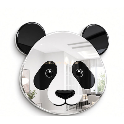 Custom acrylic wall 3D decor bear mirror stickers MAK-207