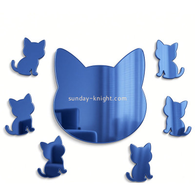Custom acrylic wall DIY decor cats mirror stickers MAK-208