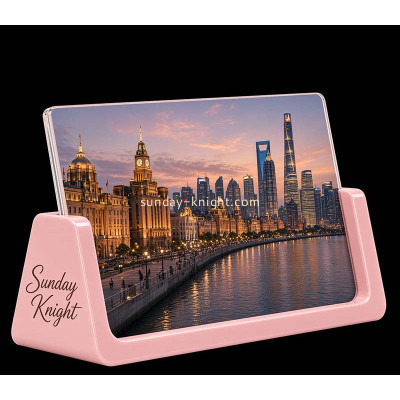 Custom U shaped acrylic photo frame APK-166