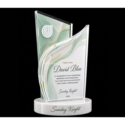 Custom acrylic employee appreciation award ATK-172