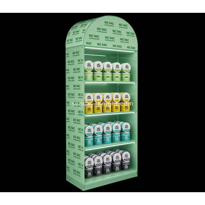 Custom acrylic NIC NAC nicotine pouches illuminated showcase EDK-182