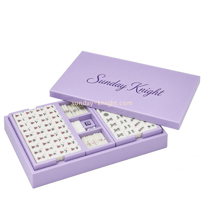 Custom acrylic mahjoing set box DBK-1540