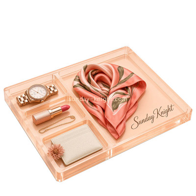 Custom acrylic catchall organizer tray STK-407