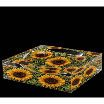 Custom acrylic catchall candy dish block CAK-450