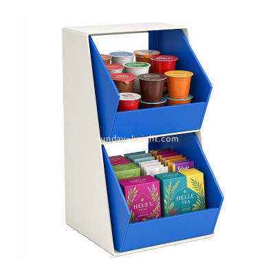 Custom acrylic tea bag & K cup organizer FSK-324