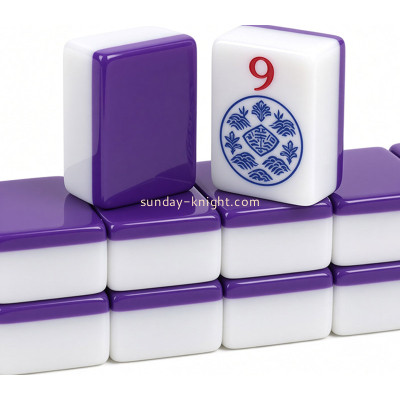 Custom acrylic Mahjong game tiles ABK-343