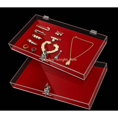 Custom locking jewelry display box JDK-829