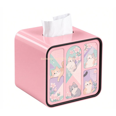 Custom cat-themed tissue box AHK-167