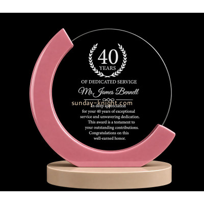 Custom 40 years of dedicated service awards ATK-176