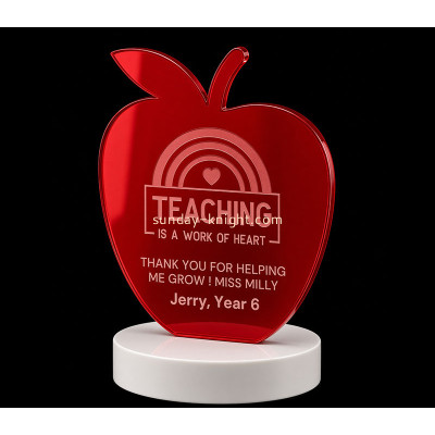 Custom 3D apple award plaque ATK-178